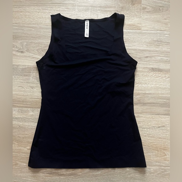 SPANX Women’s SPANXsupersmooth™ Essential Tank Timeless Navy - Size Small - Picture 2 of 6